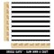 Skinny Nautical Stripes Pattern Background Square Rubber Stamp for Stamping Crafting